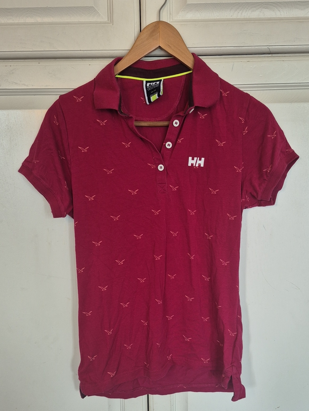 Helly Hansen Maroon Polo with Subtle Logo